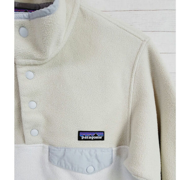 Patagonia  Lightweight Synchilla Snap-T Pullover Colorblock Fleece, sz Medium - Picture 2 of 11